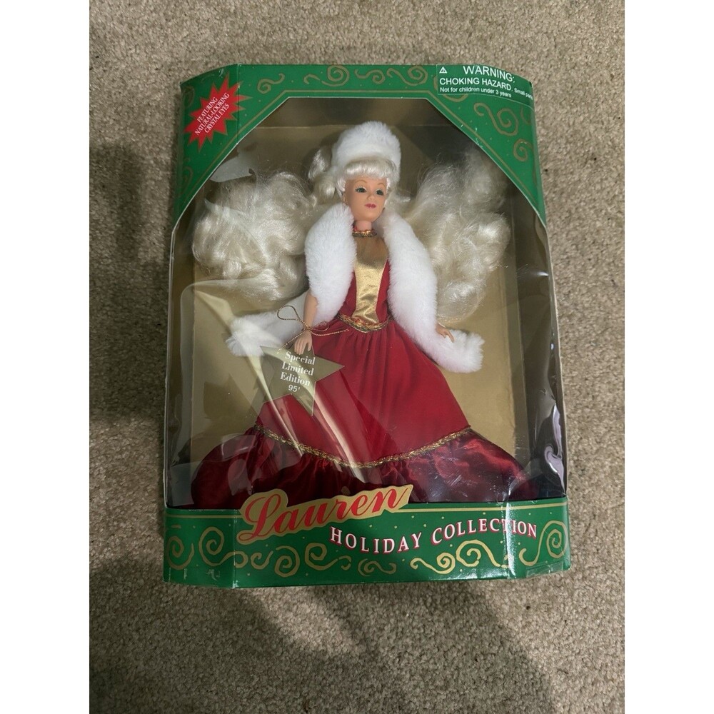 Lauren Holiday Collection Barbie Special Limited Edition Barbie 1995 NIB